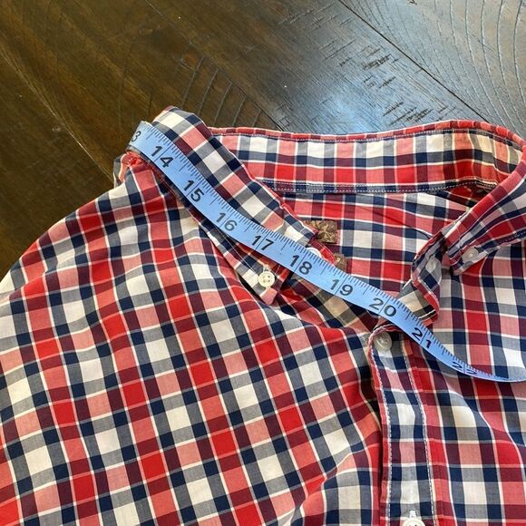 Pronto Uomo Plaid Dapper Buttonup Collared Shirt With Long Sleeves - Picture 9 of 12